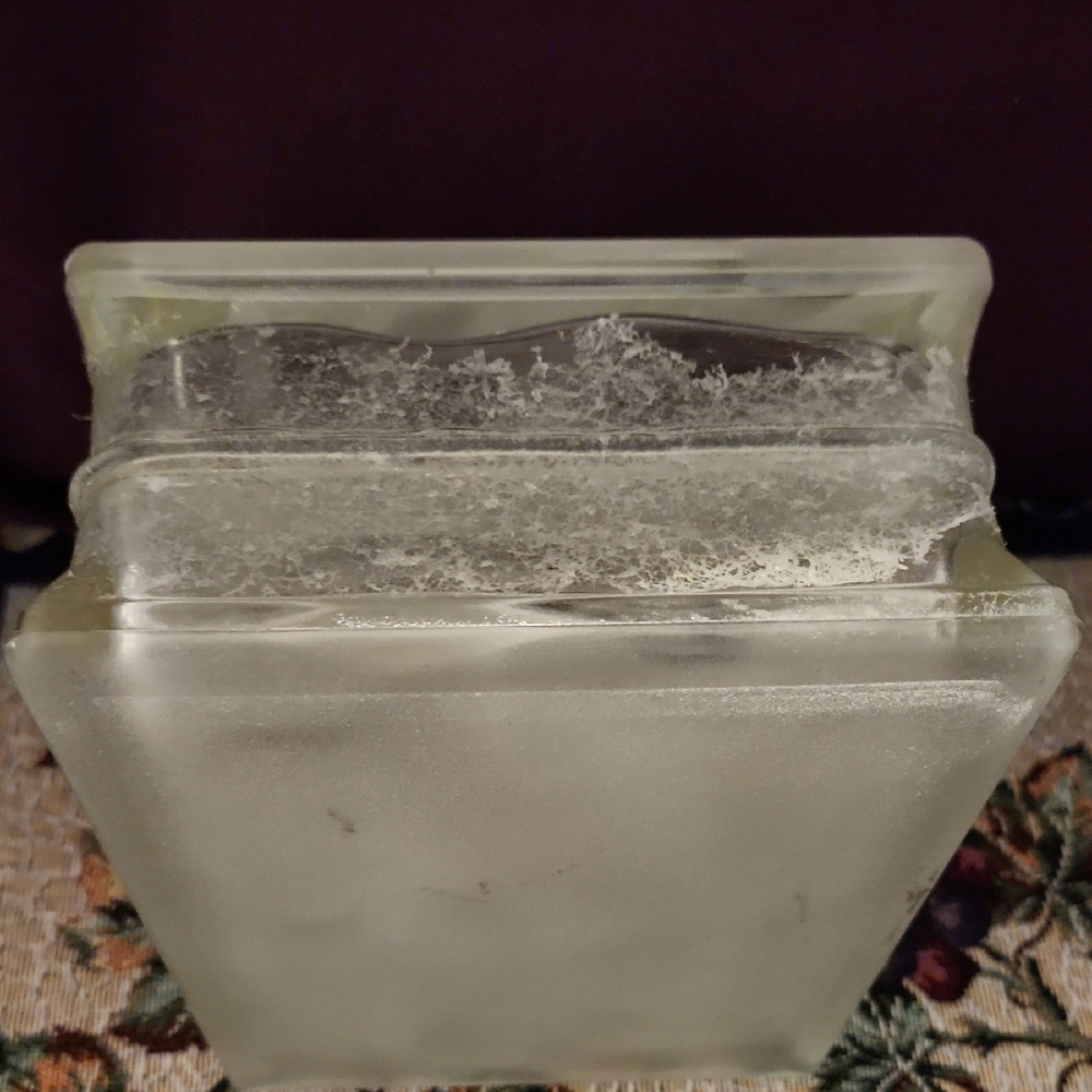 $40 Add On Cubed Frosted Glass Wolf Decor - Picture 9 of 11